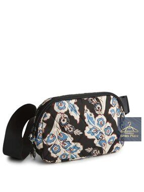 Performance Twill Belt Bag with Adjustable Strap and Multiple Pockets